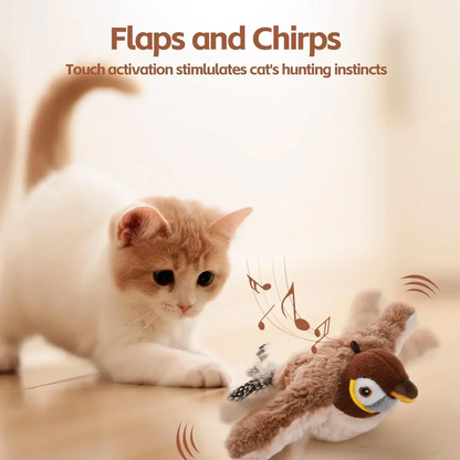 Interactive Chirping Flapping Bird Toy