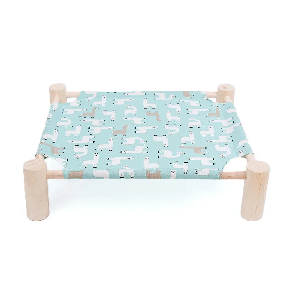 Durable Canvas Elevated Cat Bed