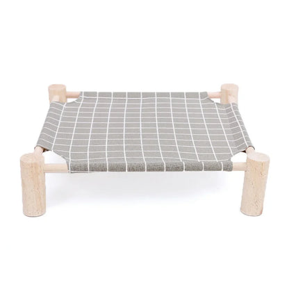 Durable Canvas Elevated Cat Bed