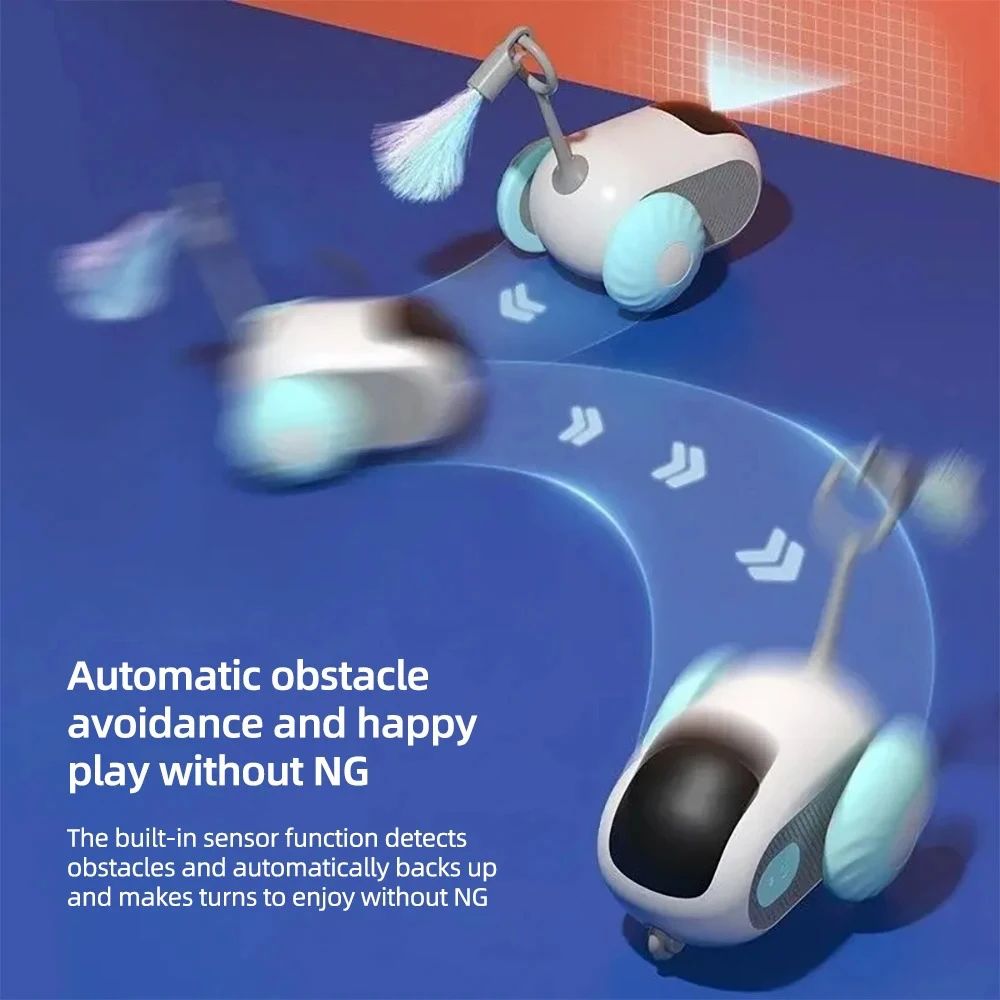 Smart Cat Toy Car Interactive