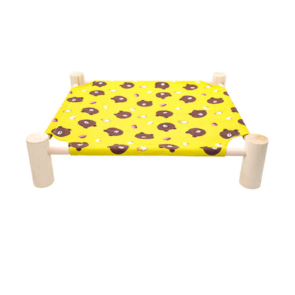 Durable Canvas Elevated Cat Bed