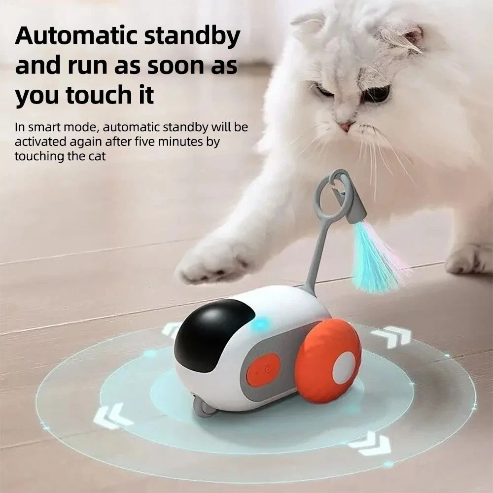 Smart Cat Toy Car Interactive