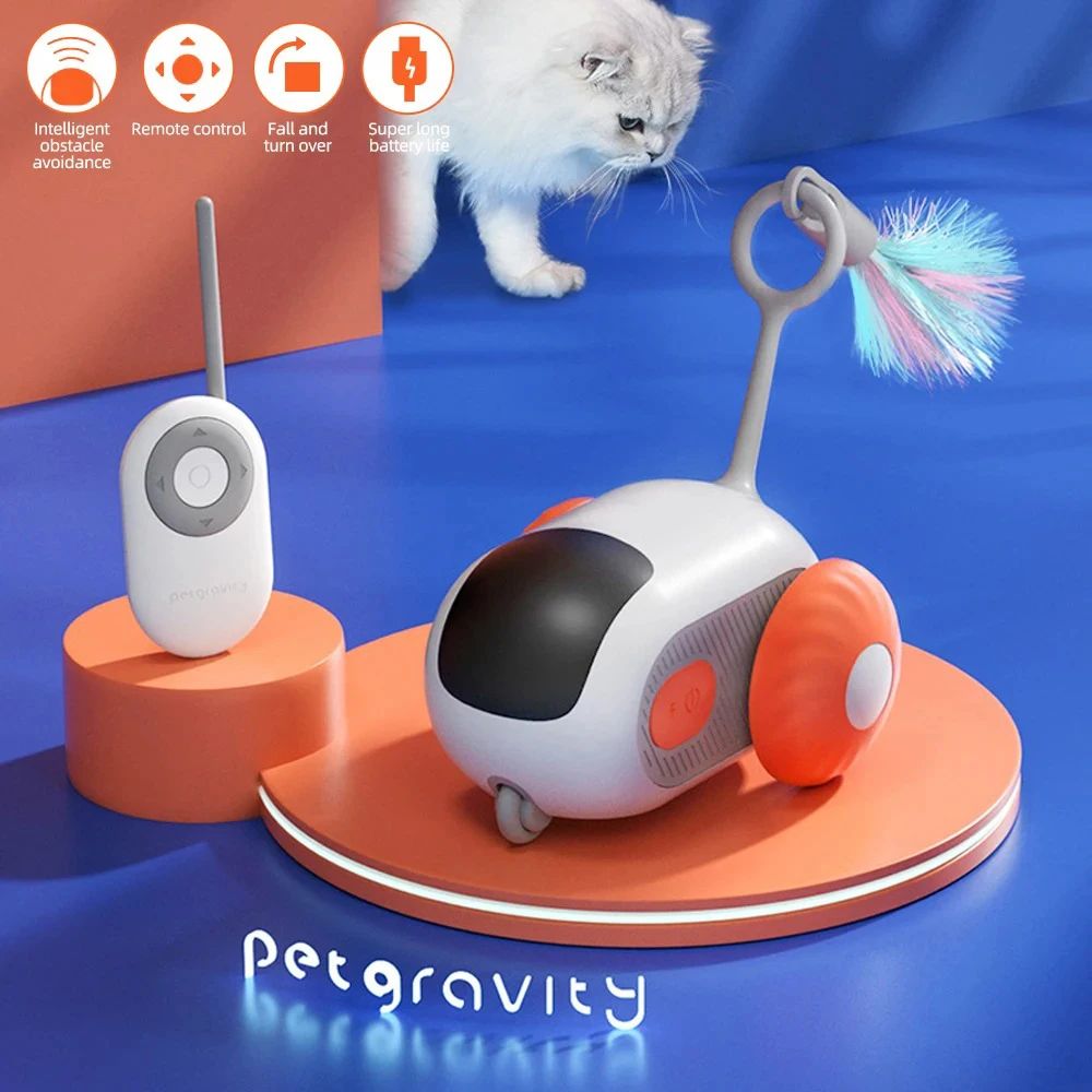 Smart Cat Toy Car Interactive