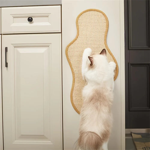 Cactus-Shaped Cat Scratcher – Sisal Mat, Wall-Mounted, Durable Design