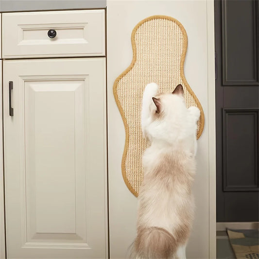 Cactus-Shaped Cat Scratcher – Sisal Mat, Wall-Mounted, Durable Design