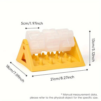 Interactive Dog Food Dispenser Toy - Puzzle Feeder with Leak-Proof Design