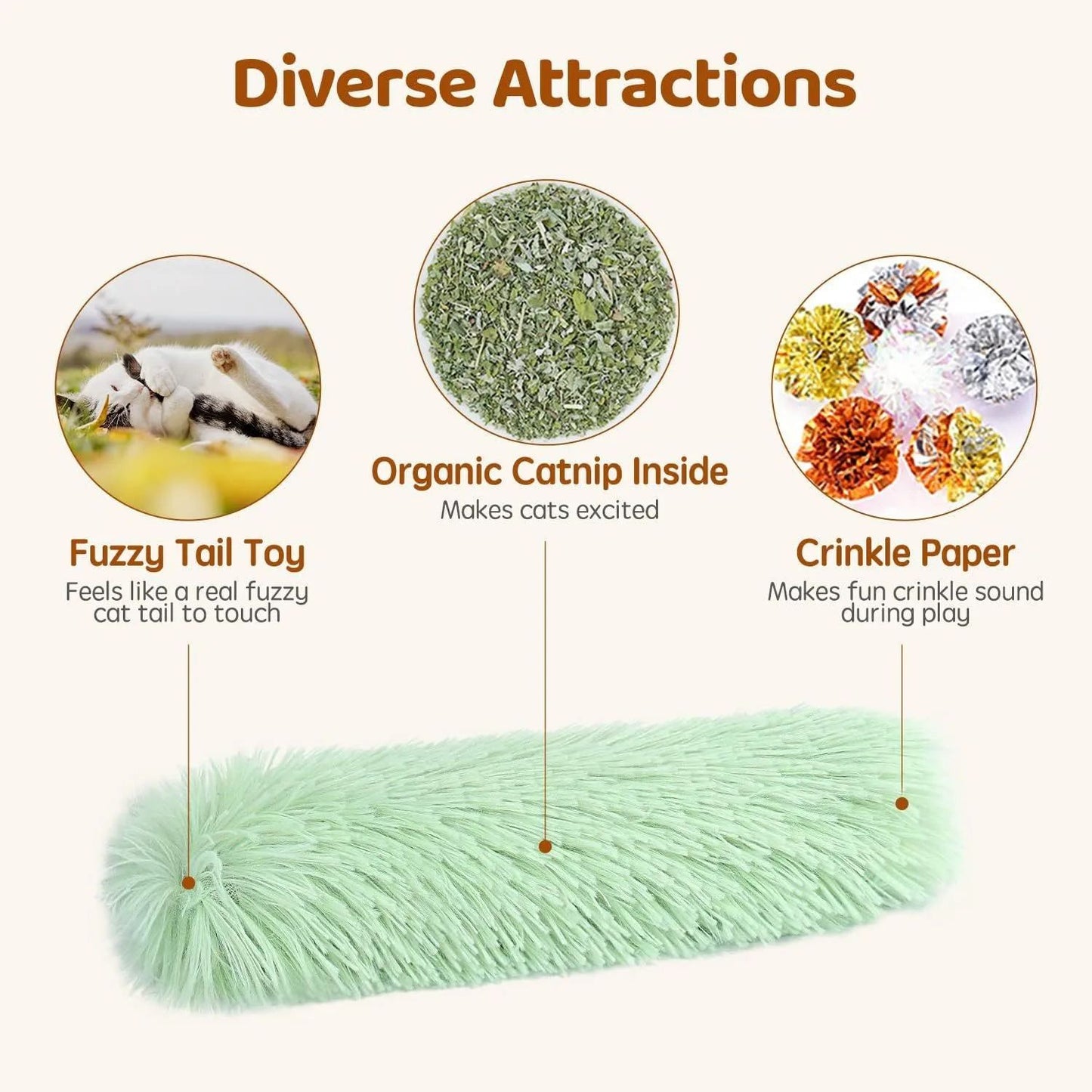 Potaroma Cat Toys Pillows