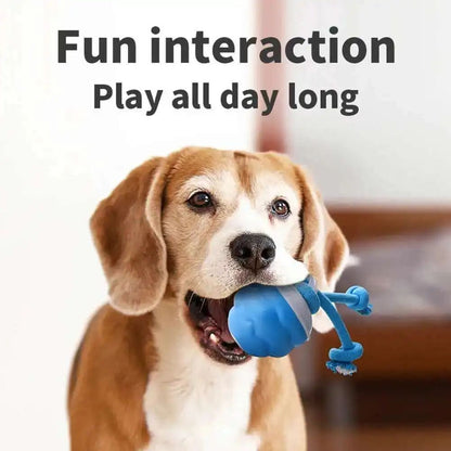 Interactive Dog Toys Smart Rolling Ball With Rope Motion