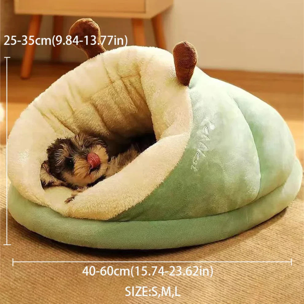 Cozy Pet Kennel Bed – Adorable House for Cats & Small Dogs