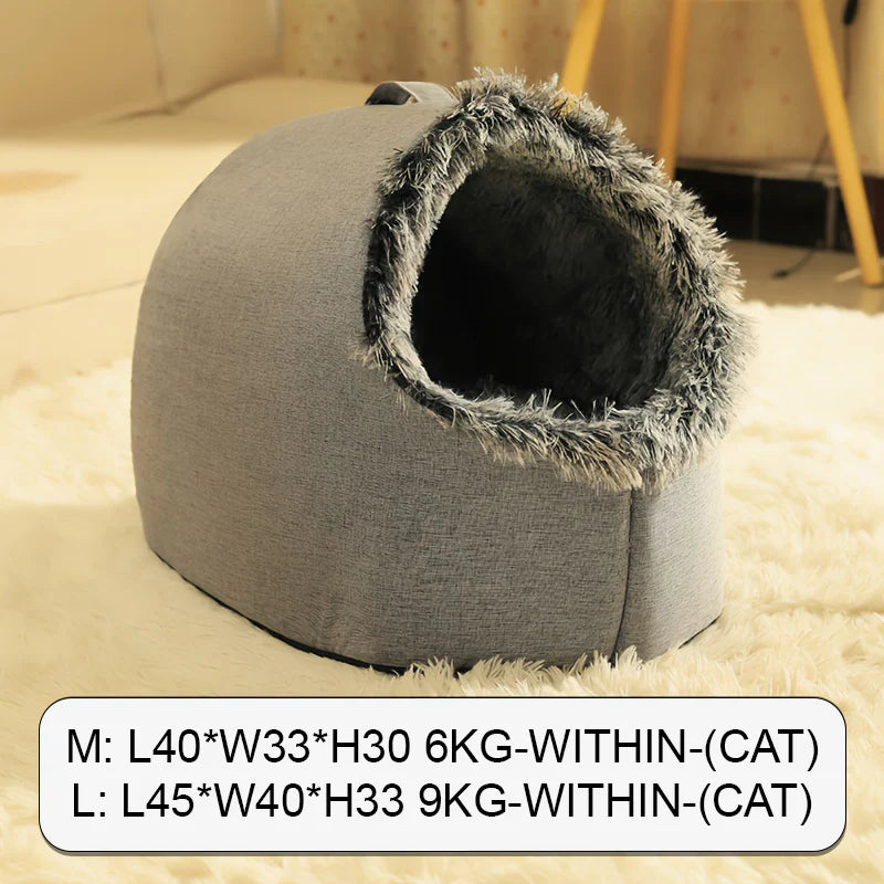 Cozy Portable Pet Haven – Warm & Snug Pet Cave