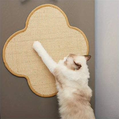 Cactus-Shaped Cat Scratcher – Sisal Mat, Wall-Mounted, Durable Design