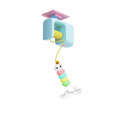 Smart Hanging Door Electric Cat Toy Auto Swing Feather Interactive Self-play Kitten Teaser