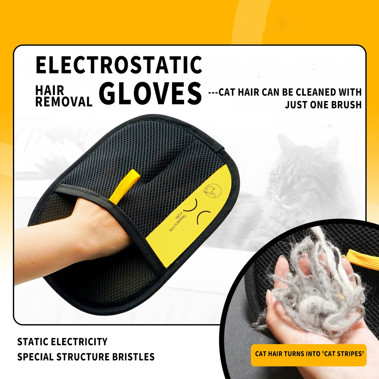 Pet Hair Removal Gloves