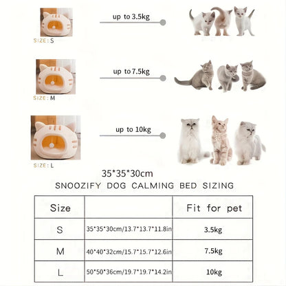 Whisker Haven Cat Bed – Cozy, Non-Slip, All-Season Comfort!