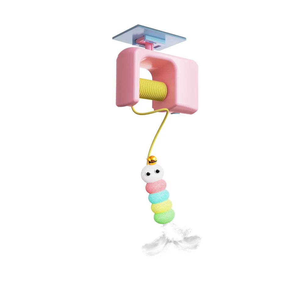Smart Hanging Door Electric Cat Toy Auto Swing Feather Interactive Self-play Kitten Teaser