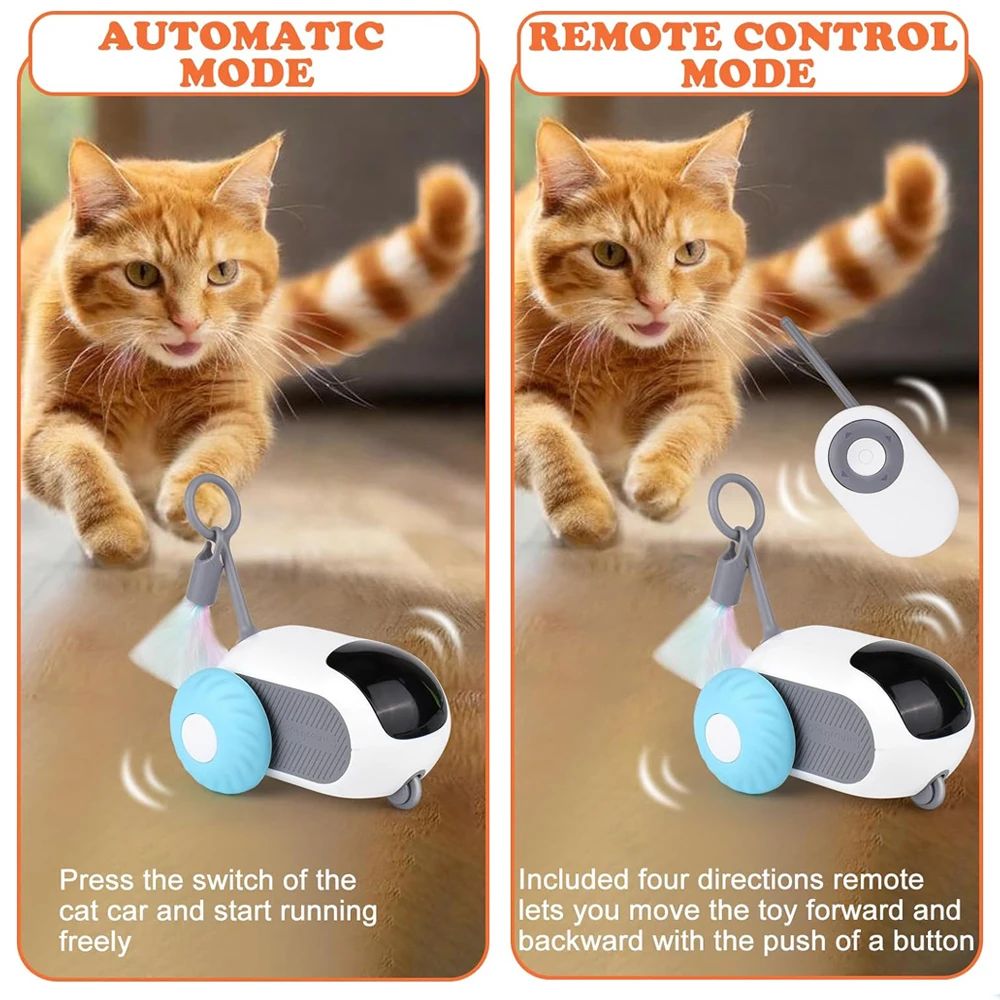 Smart Cat Toy Car Interactive