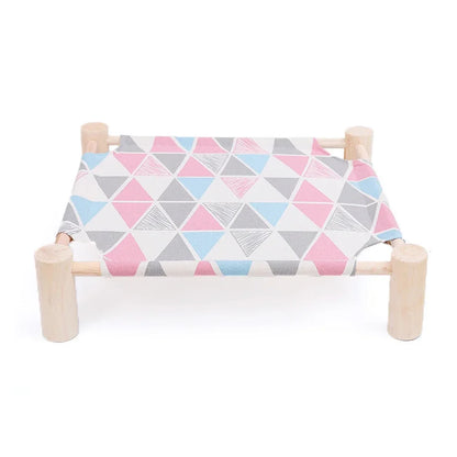 Durable Canvas Elevated Cat Bed