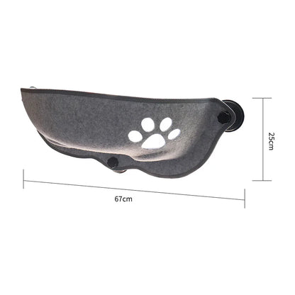 Strong Suction Cat Window Hammock – Cozy Bed with a View!