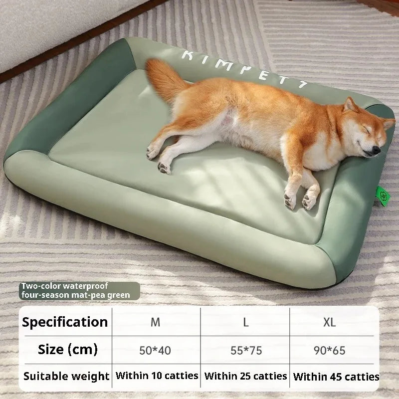 Fluffy Summer Cooling Pet Bed – Soft Sofa for Cats & Dogs