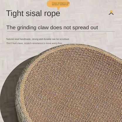 2 in 1 Oval Sisal Cat Scratcher Bed